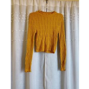 Urban Outfitters Gold Crewneck